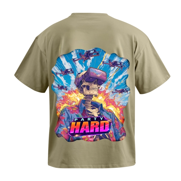Футболка Party Hard #1. Олива