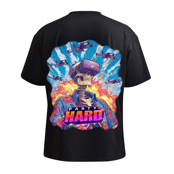 Футболка Party Hard #1. Чорний