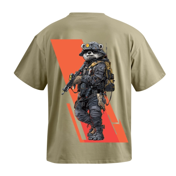 Футболка Gig. Battle Panda. Олива