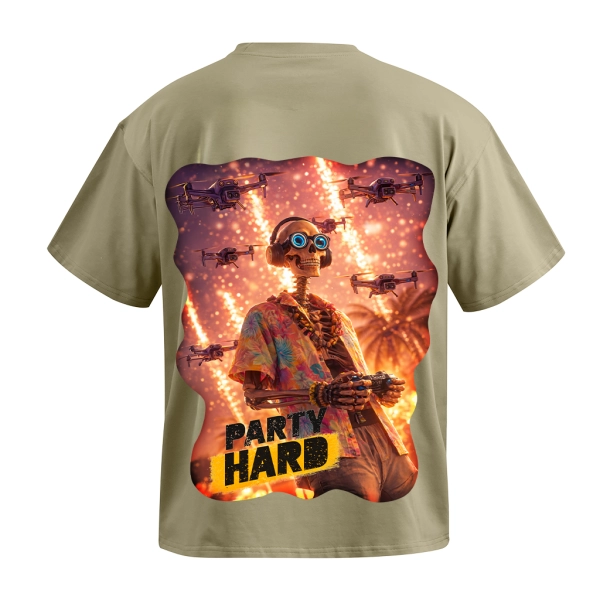 Футболка Party Hard #2. Олива