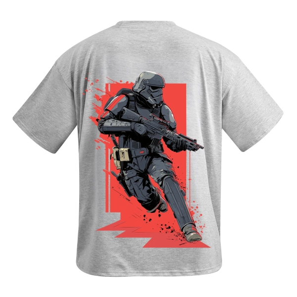 Футболка Gig. Black Stormtrooper. Сірий