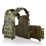 Плитоноска під плити XL Gig Military MPS М8 PRO. Cordura 1000. Піксель (mm14)