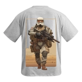 Футболка GIG (Desert Stormtrooper) Оверсайз. Сірий