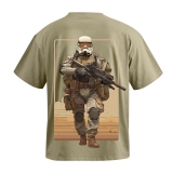 Футболка GIG (Desert Stormtrooper) Оверсайз. Олива