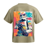 Футболка GIG (Splash Stormtrooper) Оверсайз. Олива