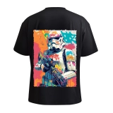 Футболка GIG (Splash Stormtrooper) Оверсайз. Чорний