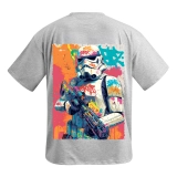 Футболка GIG (Splash Stormtrooper) Оверсайз. Сірий