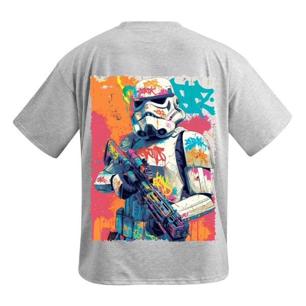 Футболка Gig. Splash Stormtrooper. Сірий
