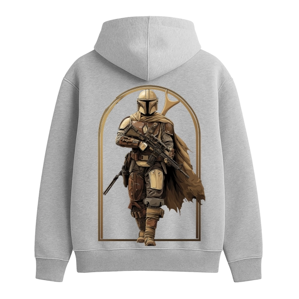 Худі з принтом GIG. Mando. Сірий