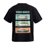 Футболка GIG (Iconic Wheels) Оверсайз. Черный