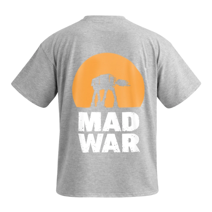Футболка GIG (Mad war №4) Оверсайз. Сірий