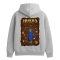 Худи с принтом GIG. Heroes Pack. Серый