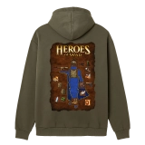Худі з принтом GIG. Heroes Pack. Олива
