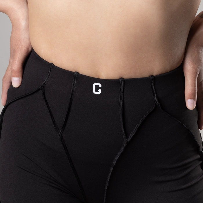 Велосипедки GIG Frame с высокой талией. Чёрный