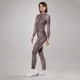Спортивний Комбінезон GIG з декоративними швами назовні. Леопард