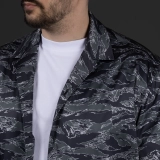 Гавайська сорочка GIG Surf. Black Tiger Stripes Camo