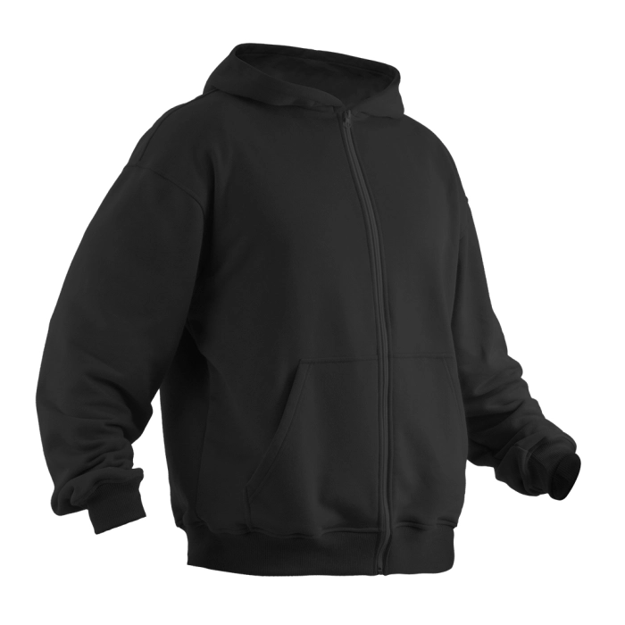 Флисовый худи с капюшоном GIG Oversize. Черный
