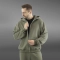 Флисовый худи с капюшоном GIG Oversize. Олива
