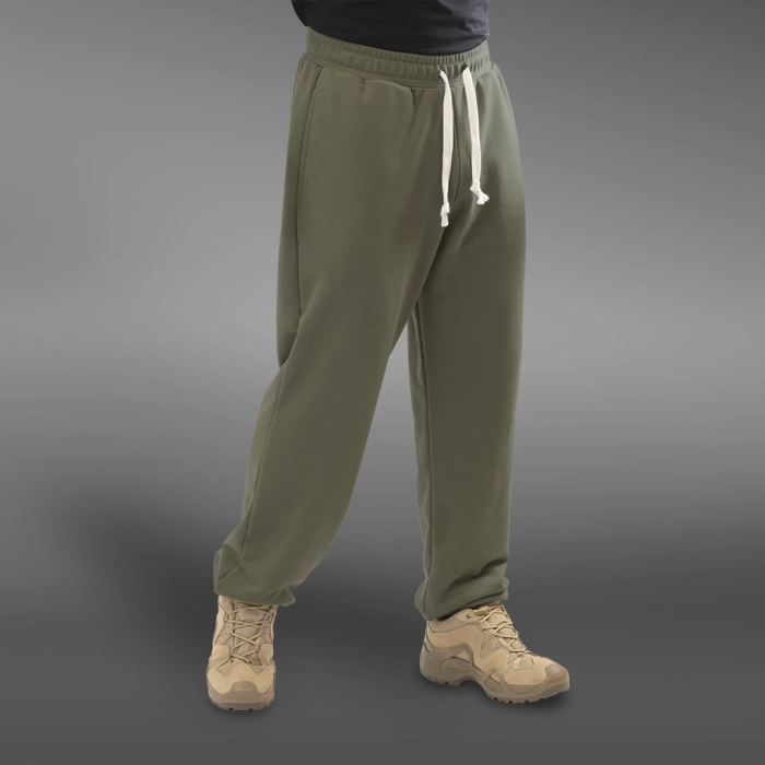 Спортивні утеплені штани GIG Oversize. Олива