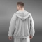 Флисовый худи с капюшоном GIG Oversize. Серый