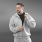 Флисовый худи с капюшоном GIG Oversize. Серый
