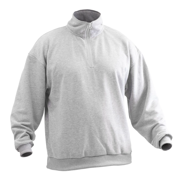 Світшот Gig Military на блискавці. Сірий