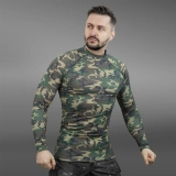 Чоловічий Рашгард GIG. Woodland Camo
