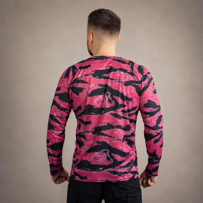 Кофта лонгслів GIG. Tiger Stripe Pink