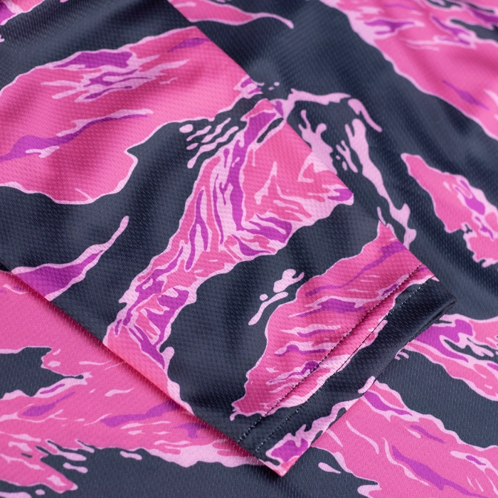 Кофта лонгслів Gig Military. Tiger Stripe Pink