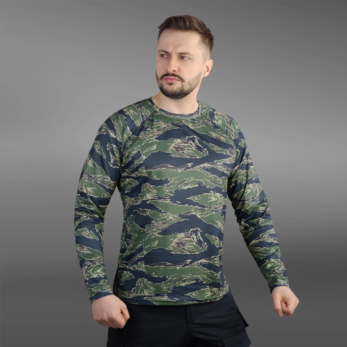 Кофта лонгслів Gig Military. Tiger Stripe Camo