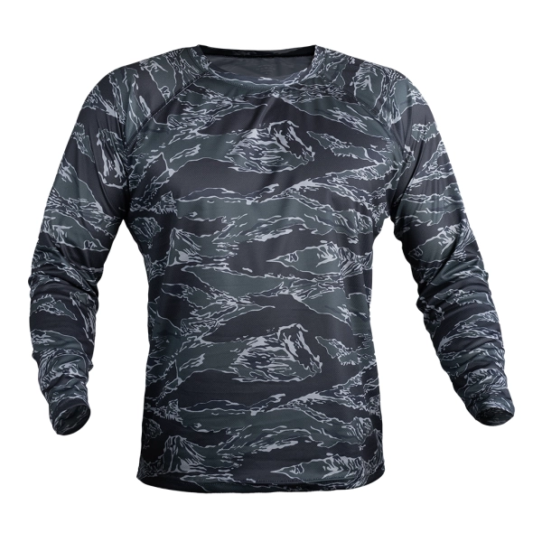 Кофта лонгслів Gig Military. Black Tiger Stripe Camo