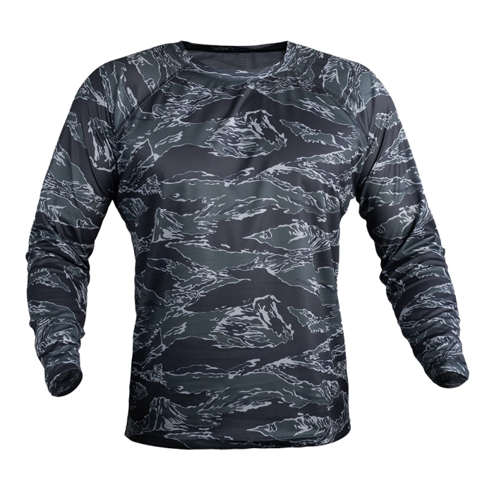 Кофта лонгслів Gig Military. Black Tiger Stripe Camo
