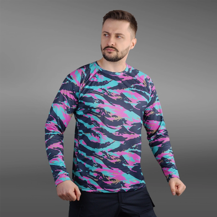 Кофта лонгслів Gig Military. Tiger Stripe Miami