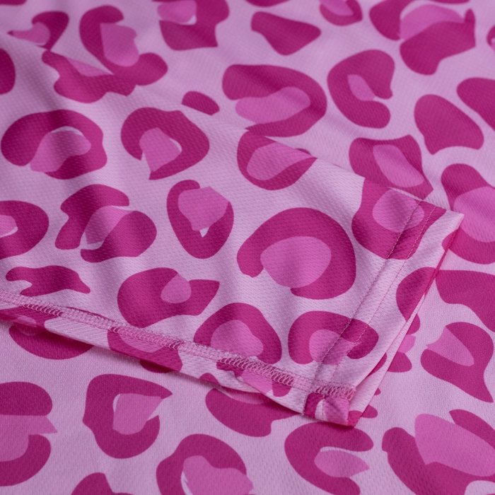 Кофта лонгслів Gig Military. Рожевий Леопард