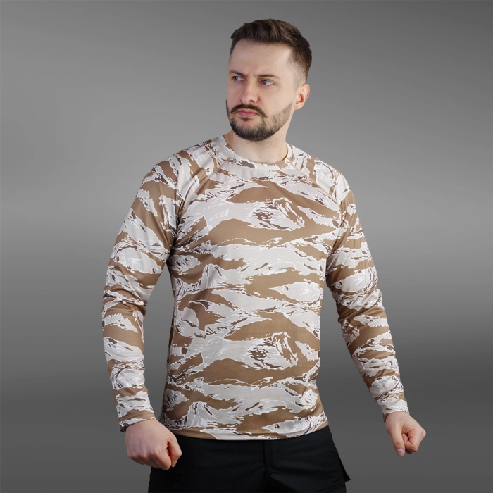 Кофта лонгслів Gig Military. Tiger Stripe Desert