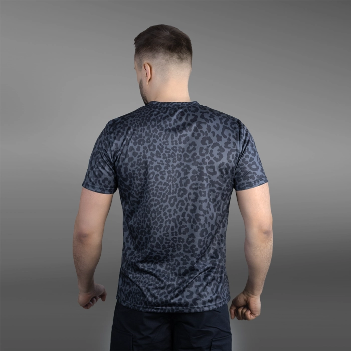 Футболка GIG Coolmax Tactical air Tee. Черный леопард