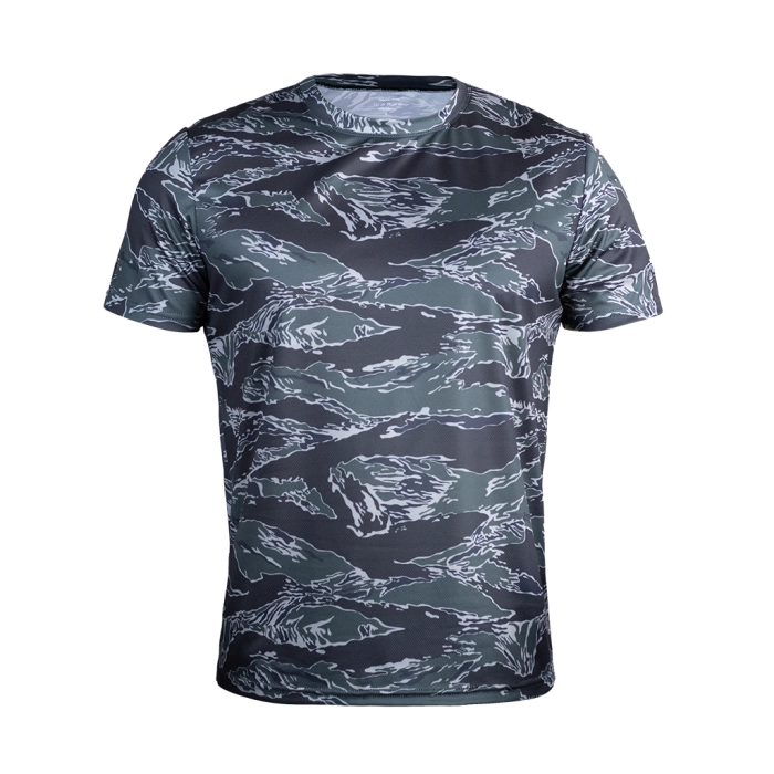 Футболка GIG Coolmax Tactical air Tee. Black Tiger Stripes Camo
