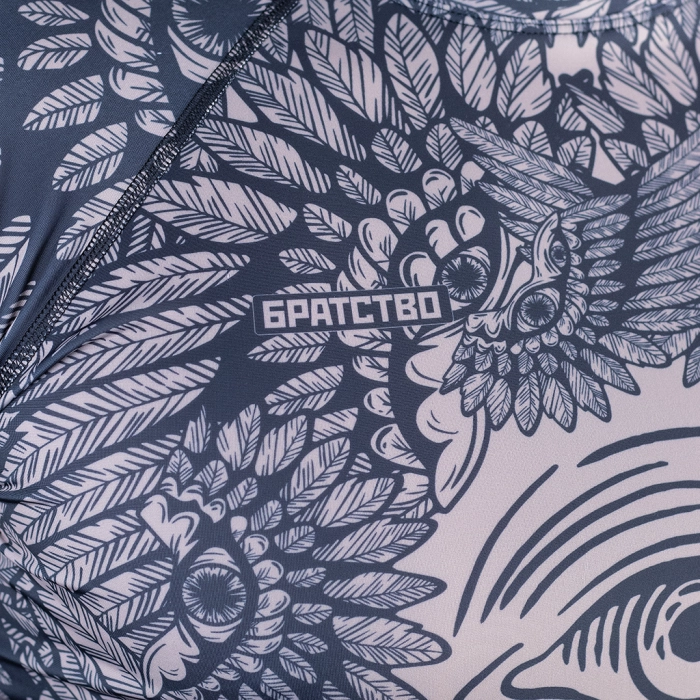 Чоловічий Рашгард GIG x Братство God's Sight. Чорний