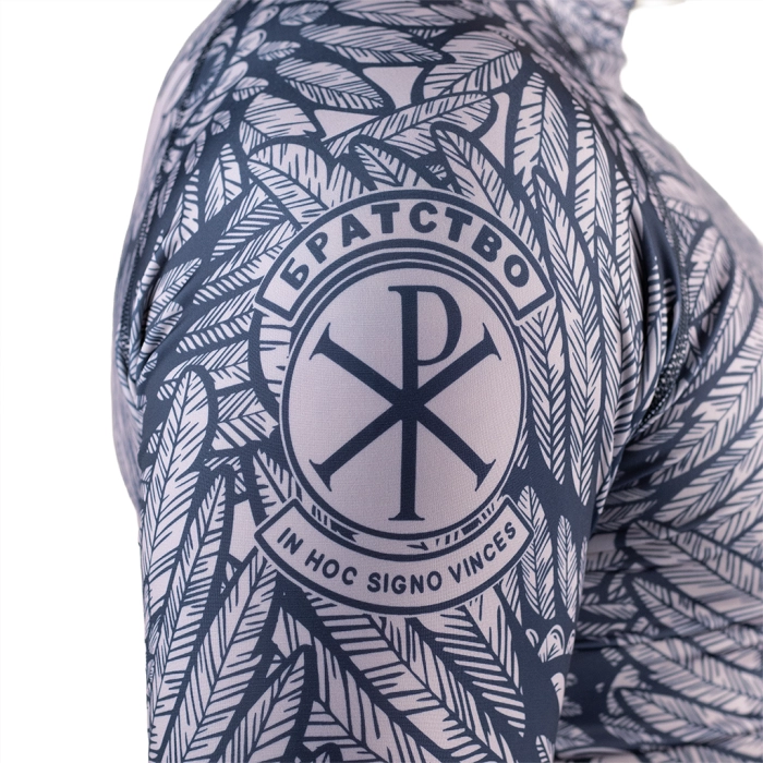 Чоловічий Рашгард GIG x Братство God's Sight. Чорний