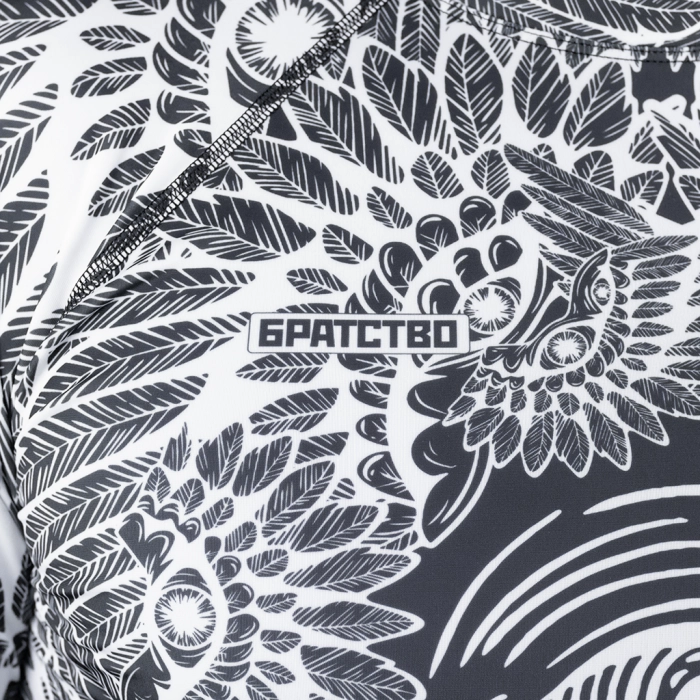 Чоловічий Рашгард GIG x Братство God's Sight. Білий