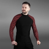 Чоловічий Рашгард GIG. Червоний леопард