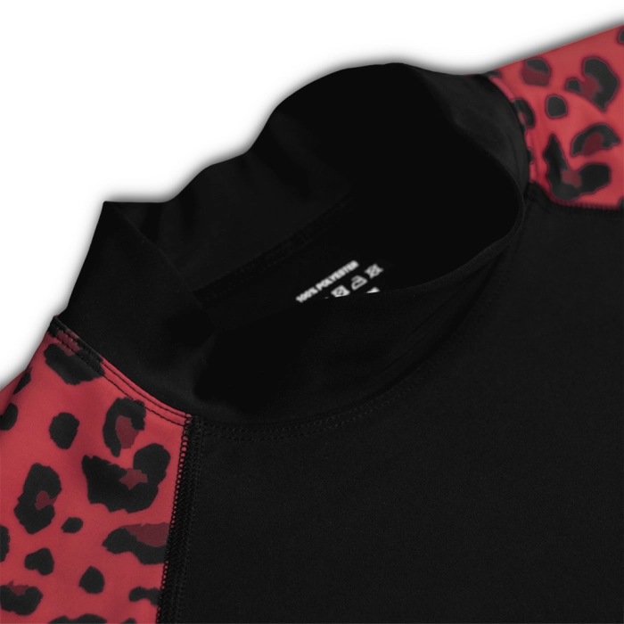 Чоловічий Рашгард GIG Military. Червоний леопард