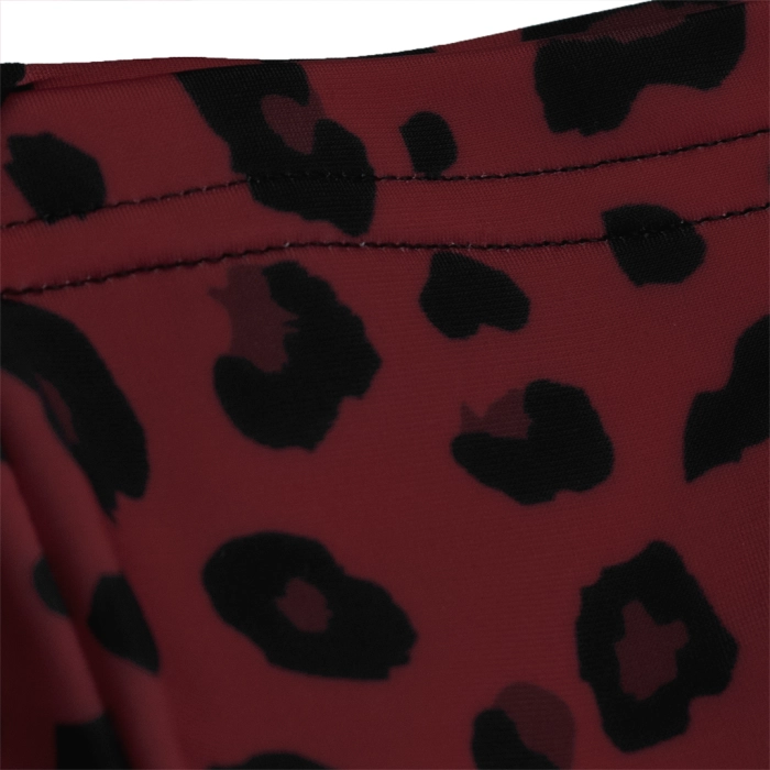 Дихаючий баф-шарф. Червоний леопард