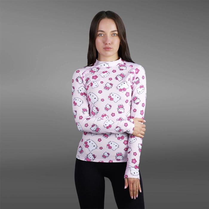 Жіночий Рашгард GIG Military. Hello Kitty