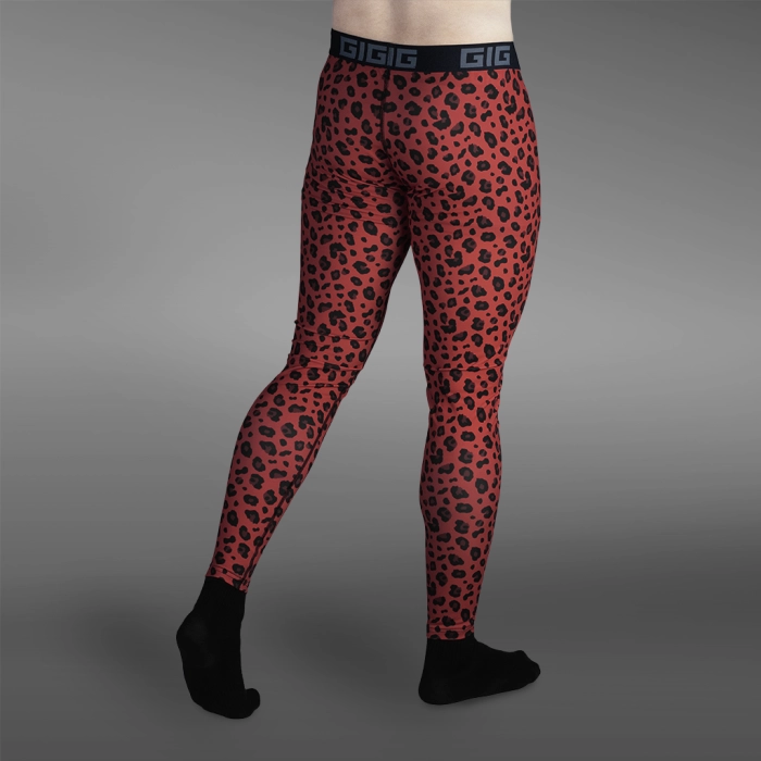 Чоловічі Тайтси GIG Military. Червоний леопард