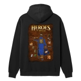 Худі з принтом GIG. Heroes Pack. Чорний
