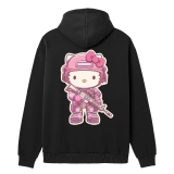 Худі з принтом GIG. Hello Kitty. Чорний