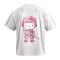 Футболка GIG (Hello Kitty) Оверсайз. Белый