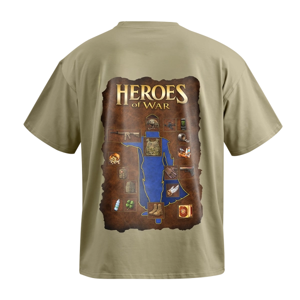 Футболка GIG (Heroes Pack) Оверсайз. Олива