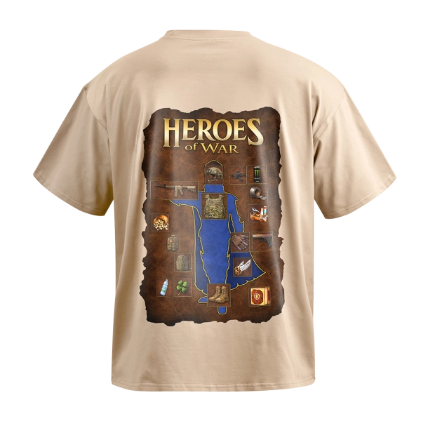 Футболка GIG (Heroes Pack) Оверсайз. Койот